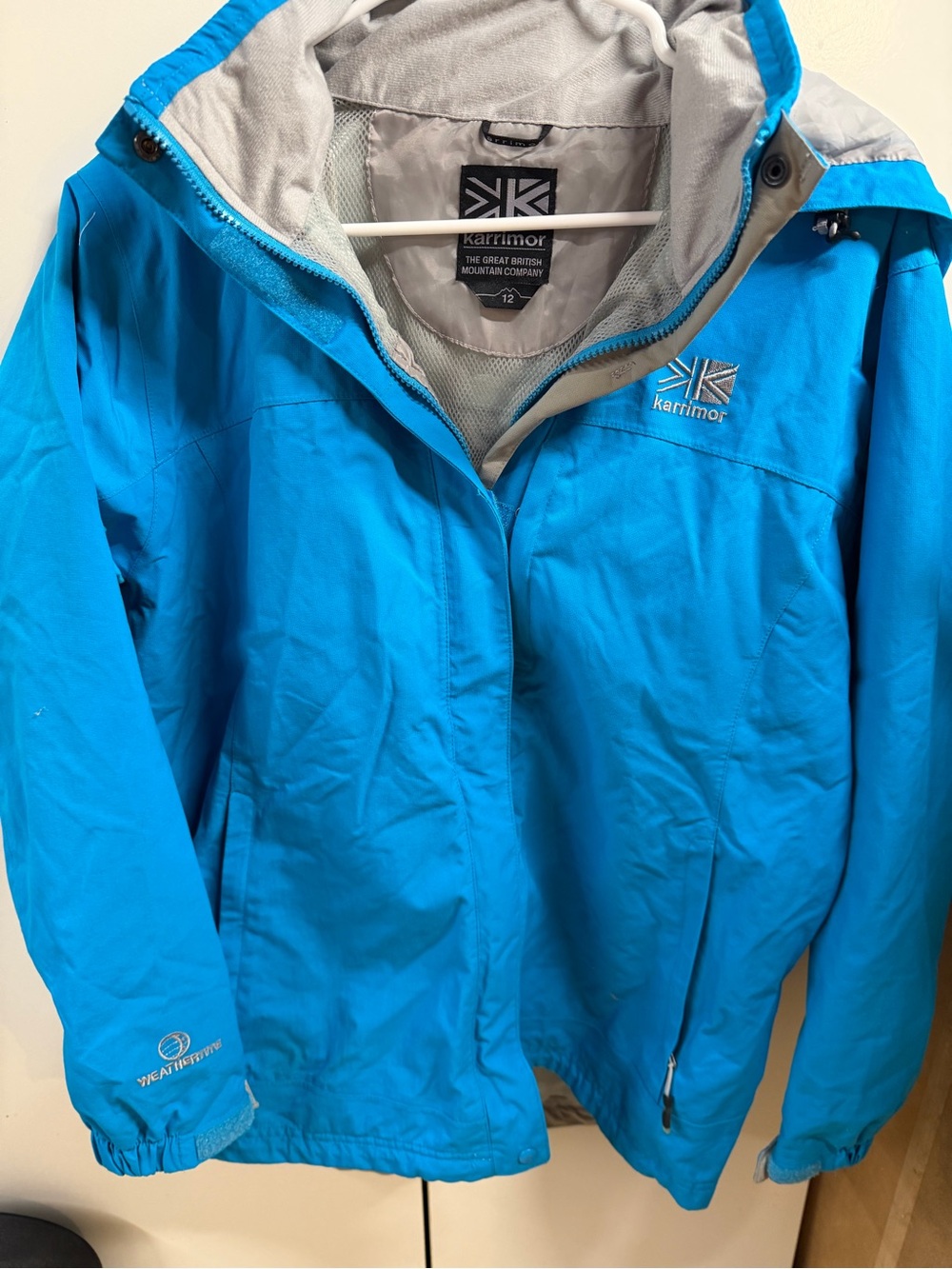 Karrimor Turquoise Blue Outdoor Jacket